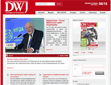 Tablet Screenshot of dwj.de